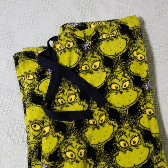 Dr. Seuss The Grinch Pajama Lounge Sleep Pants Size S - Picture 1 of 4